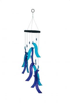 Glas-Mobile blau/t�rkis