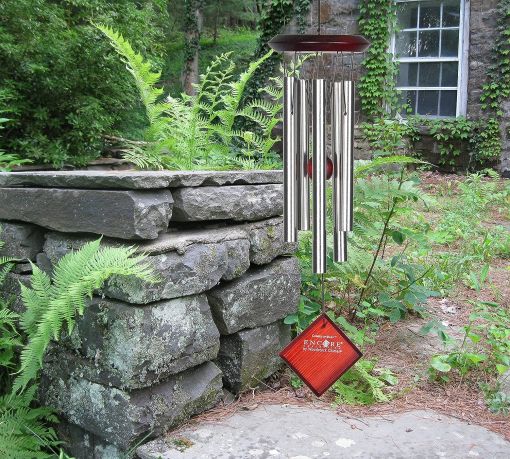 Woodstock - Encore Collection - Windspiel Chimes of Mars, silber, 43,2cm