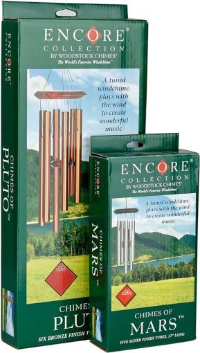 Woodstock - Encore Collection - Windspiel Chimes of Pluto, silber, 68,6cm
