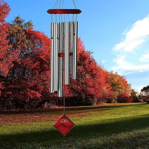 Woodstock - Encore Collection - Windspiel Chimes of Pluto, silber, 68,6cm