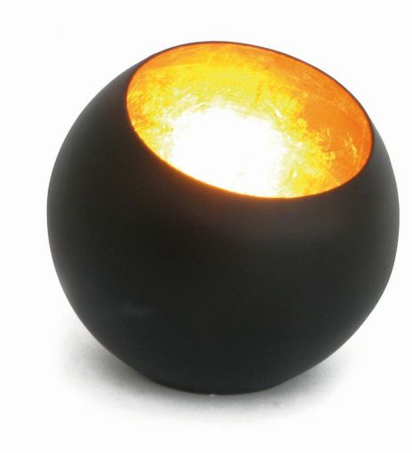 Goldlicht - Globe, bronzen/golden ca. 9 cm