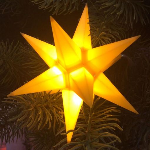 Leuchtstern StarLED Single gelb