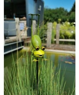 Five Oaks Yoga Frosch/Yoga Frog - Der Taucher/ Gartenstecker gro
