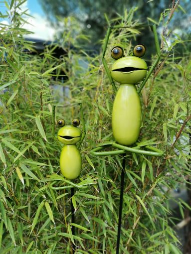 Five Oaks Yoga Frosch/Yoga Frog - Der Lotus Stretch/ Gartenstecker gro