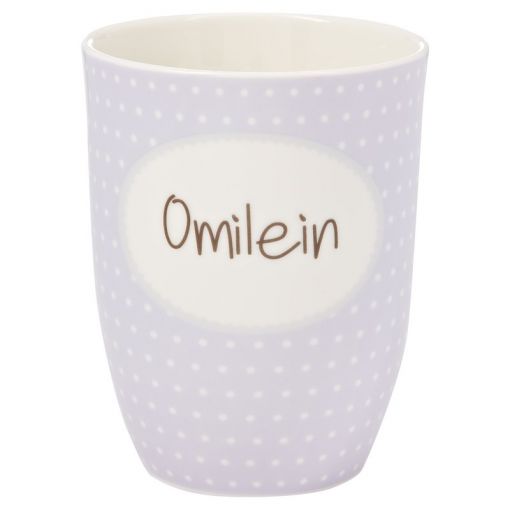 Becher mit Henkel Omilein Geschenk