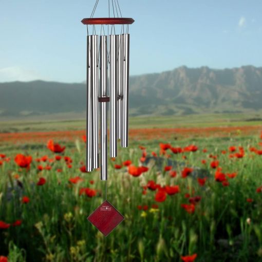 Woodstock - Encore Collection - Windspiel Chimes of Earth, silber, 94cm