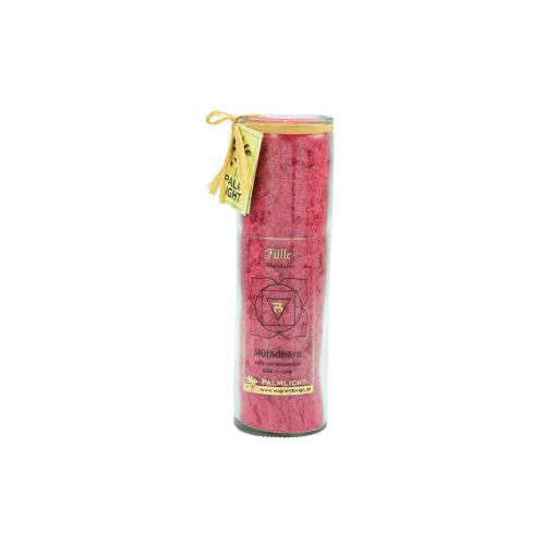 CHAKRA Kerze ROT Palmwachs, Muladhara Chakra