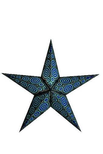 starlightz® Leuchtstern marrakesh black/turquoise