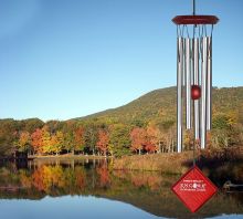 Woodstock - Encore Collection - Windspiel Chimes of Mercury, silber, 35,6cm