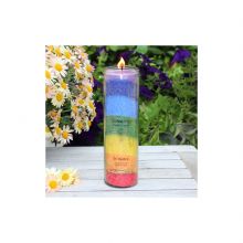 CHAKRA Kerze multicolor Palmwachs