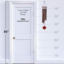 Woodstock - Encore Collection - Windspiel Chimes of Earth, bronze, 94cm