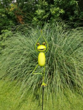 Five Oaks Yoga Frosch/Yoga Frog - Der Baum/ Gartenstecker gro